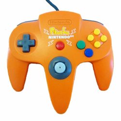 Pokemon Pikachu Orange Nintendo 64 Controller