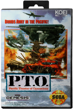 P.T.O. Pacific Theater of Operations - Sega Genesis