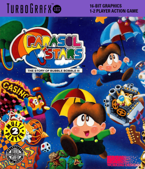 Parasol Stars - TurboGrafx 16