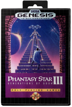 Phantasy Star III Generations of Doom - Sega Genesis