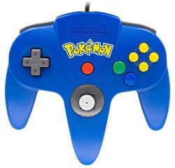 Pokemon Pikachu Blue Nintendo 64 Controller