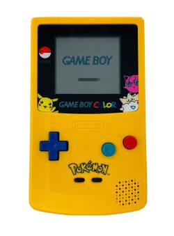 Nintendo Gameboy Color System - Yellow Pokemon Pikachu Edition