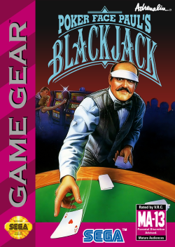 Poker Face Paul's Blackjack- Sega Game Gear