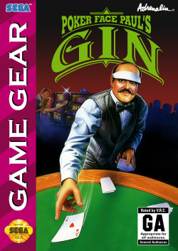Poker Face Paul's Gin- Sega Game Gear