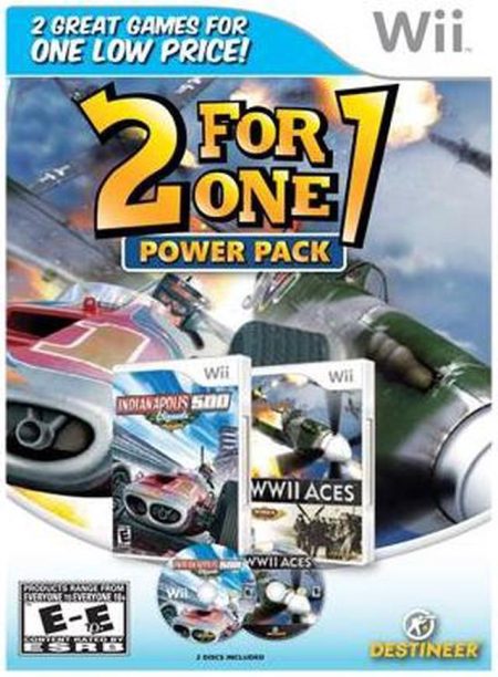 2 for 1 Power Pack WWII Aces & Indianapolis 500 Legends - Nintendo Wii
