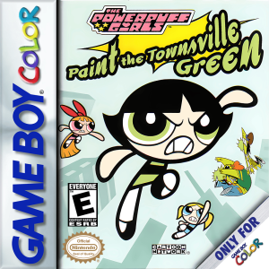 Powerpuff Girls Paint the Townsville Green - Nintendo Gameboy Color