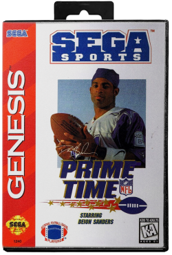 Prime Time NFL Football starring Deion Sanders - Sega Genesis