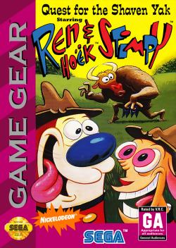 Ren and Stimpy Quest for the Shaven Yak- Sega Game Gear