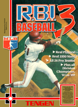 R.B.I. Baseball  - Nintendo NES