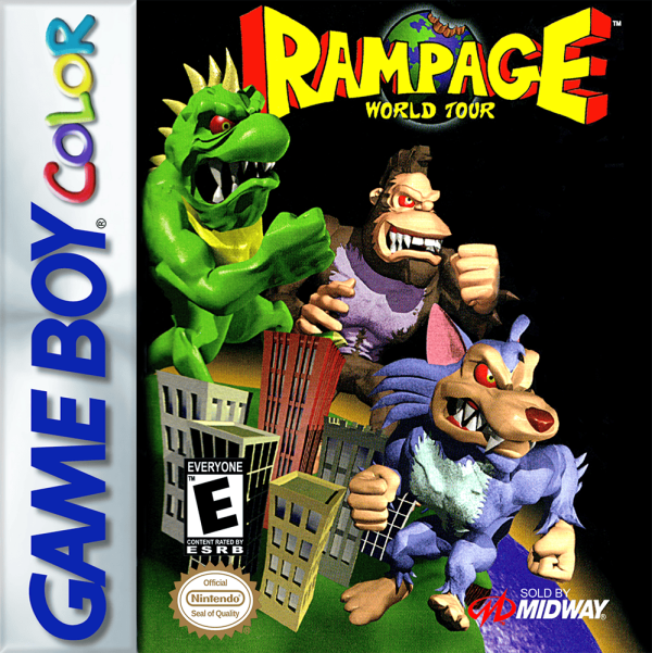 Rampage World Tour - Nintendo Gameboy Color