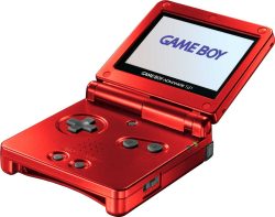 Nintendo Gameboy Advance SP 001 System - Red