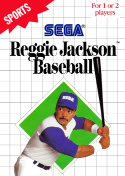 Reggie Jackson Baseball - Sega Master System