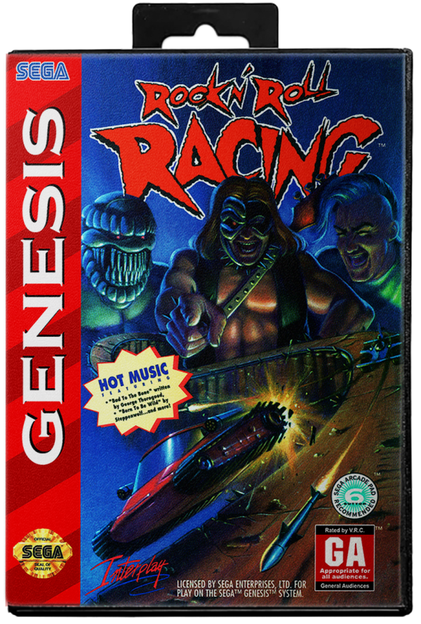 Rock 'n Roll Racing - Sega Genesis