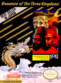 Romance of the Three Kingdoms - Nintendo NES