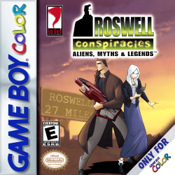 Roswell Conspiracies Aliens Myths Legends - Nintendo Gameboy Color