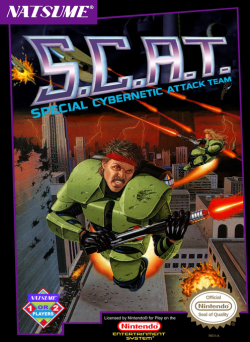 S.C.A.T. Special Cybernetic Attack Team - Nintendo NES