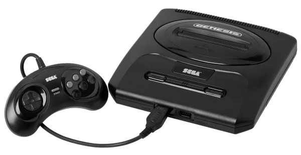 Sega Genesis 2 System - with Wires & Controller