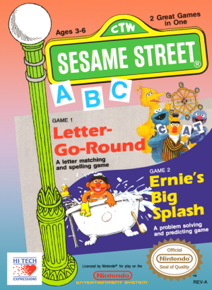 Sesame Street ABC - Nintendo NES