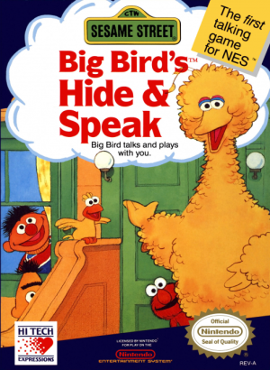Sesame Street Big Birds Hide & Speak - Nintendo NES