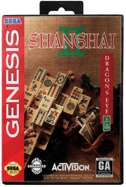Shanghai II Dragon's Eye - Sega Genesis