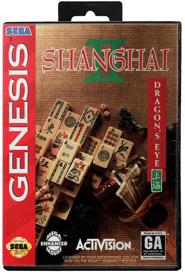 Shanghai II Dragon's Eye - Sega Genesis