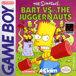 The Simpsons Bart vs the Juggernauts - Nintendo Gameboy