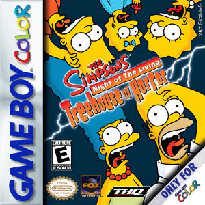 The Simpsons Night of the Living Treehouse of Horror - Nintendo Gameboy Color