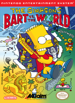 Simpsons, The Bart vs. the World - Nintendo NES