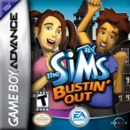 The Sims Bustin Out - Nintendo Gameboy Advance