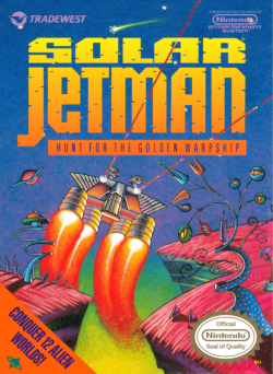Solar Jetman Hunt for the Golden Warpship - Nintendo NES