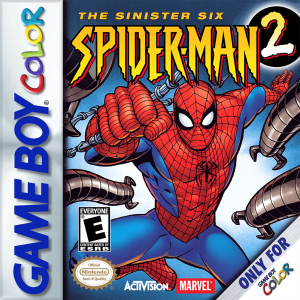 Spiderman 2 The Sinister Six - Nintendo Gameboy Color