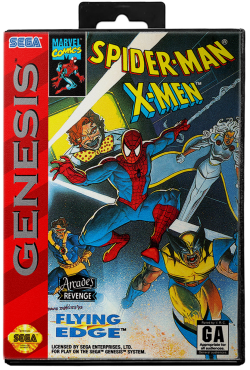 Spiderman X-Men Arcade's Revenge - Sega Genesis