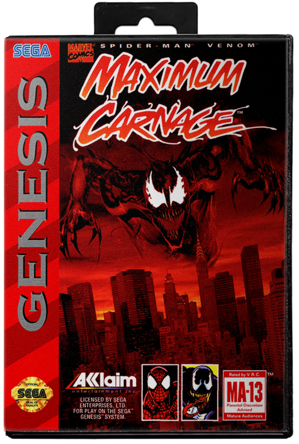 Spiderman Maximum Carnage - Sega Genesis