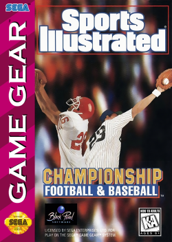 Sports Illustrated Championship Football & Baseball- Sega Game Gear