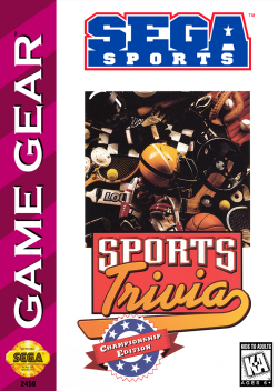Sports Trivia: Championship Edition- Sega Game Gear