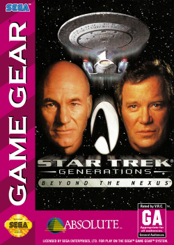 Star Trek Generations Beyond the Nexus- Sega Game Gear
