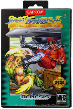 Street Fighter II Special Champion Edition - Sega Genesis
