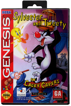 Sylvester and Tweety in Cagey Capers - Sega Genesis