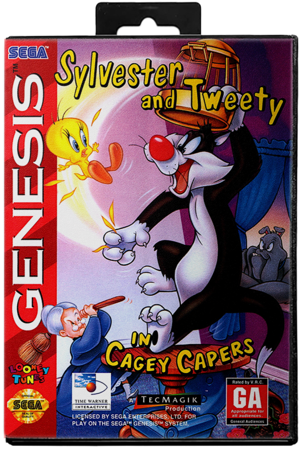 Sylvester and Tweety in Cagey Capers - Sega Genesis