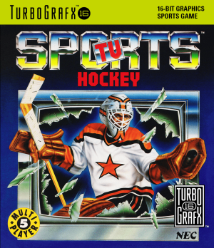 TV Sports Hockey - TurboGrafx 16