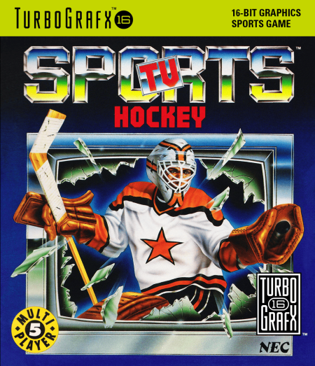 TV Sports Hockey - TurboGrafx 16