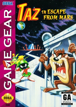 Taz in Escape from Mars- Sega Game Gear