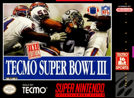 Tecmo Super Bowl III - Super Nintendo