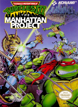 Teenage Mutant Ninja Turtles III The Manhattan Project - Nintendo NES