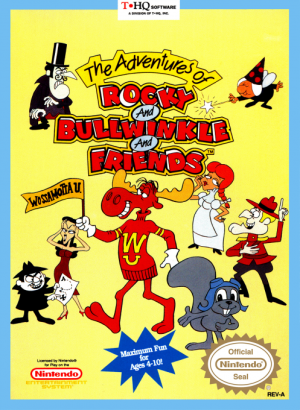 The Adventures of Rocky and Bullwinkle and Friends - Nintendo NES