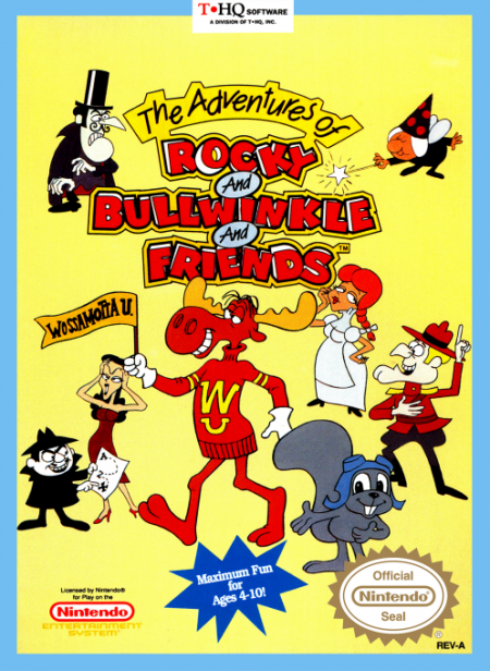 The Adventures of Rocky and Bullwinkle and Friends - Nintendo NES