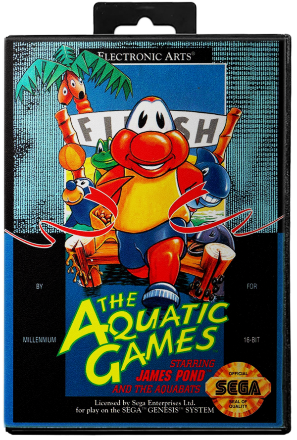 Aquatic Games Starring James Pond - Sega Genesis