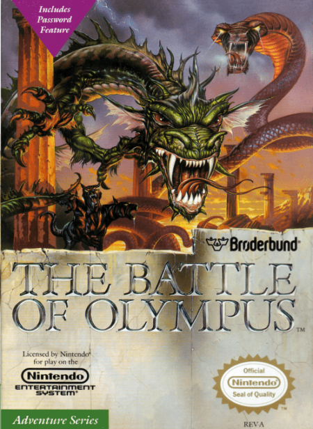 The Battle of Olympus - Nintendo NES