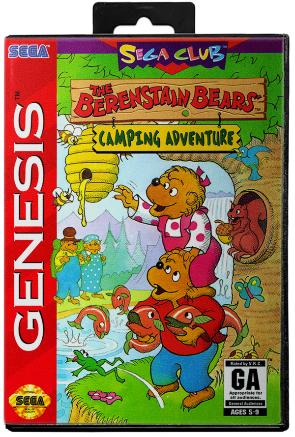 Berenstain Bears Camping Adventure - Sega Genesis