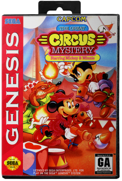 The Great Circus Mystery Starring Mickey and Minnie - Sega Genesis